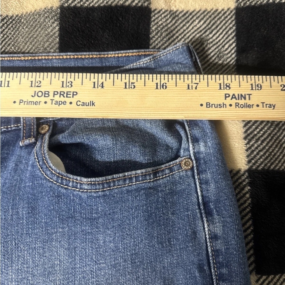Levis 515 Jeans Womens 14 Short Boot Cut Mid Rise Dark Wash Denim - Picture 5 of 6